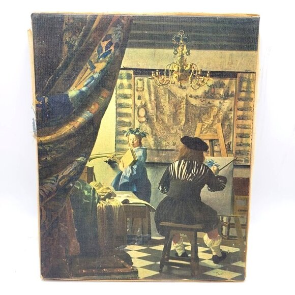 Vintage Johannes Vermeer The Artist in His Studio Paris France Chateau Estate - Picture 3 of 12